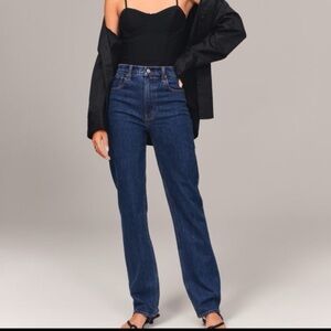 High Rise Blue Jeans